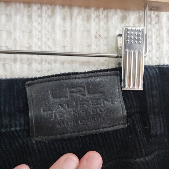 Vintage Ralph Lauren Navy Corduroy Pants Classic Straight Fit Women’s Size 14 - Picture 3 of 13